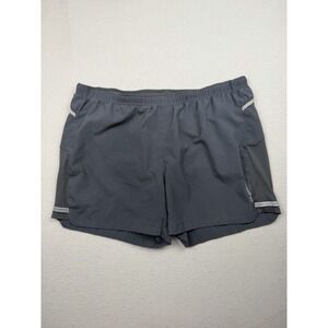 Brooks Shorts Mens Large Black Sherpa 2 In 1 Brief Lined Performance Running Gym